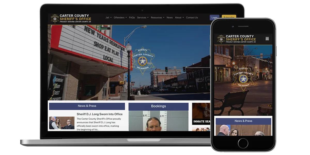 Carter County Sheriff - OK Sheriff's Office website