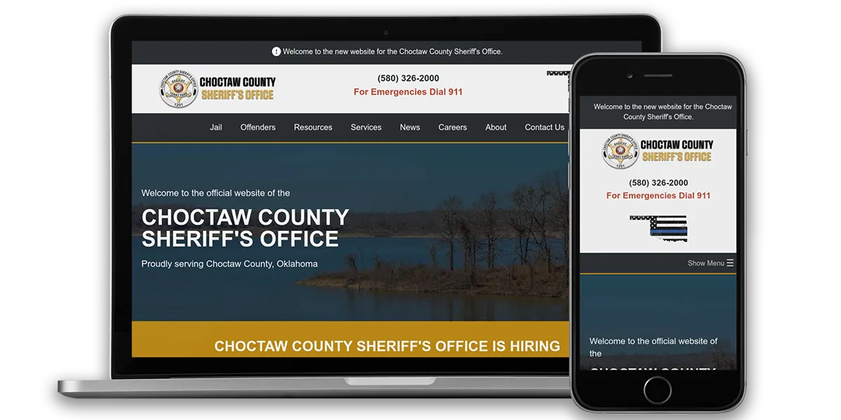 Choctaw County Oklahoma Sheriff's Office website