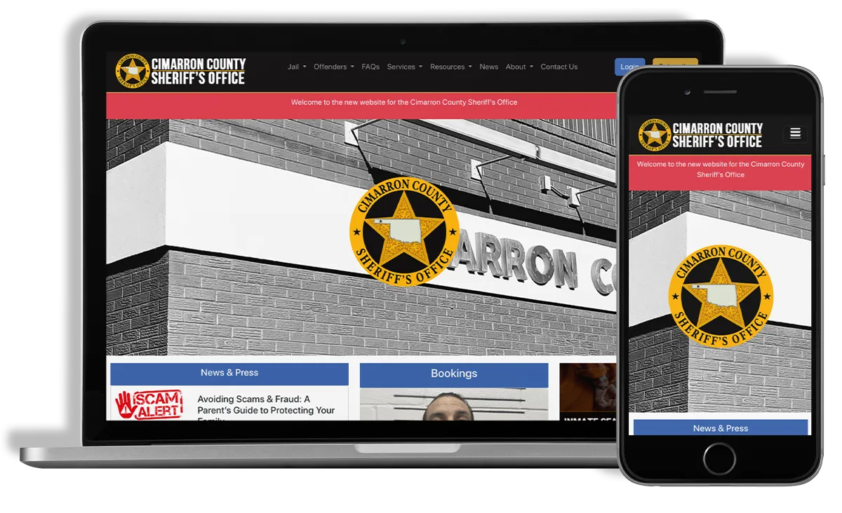 Cimarron County Sheriff Sheriff's Office website