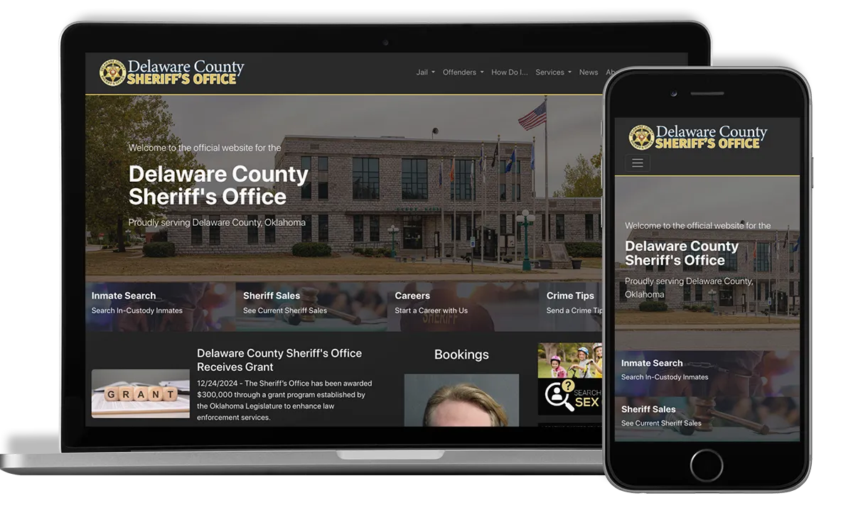 Delaware County Sheriff OK Sheriff's Office website