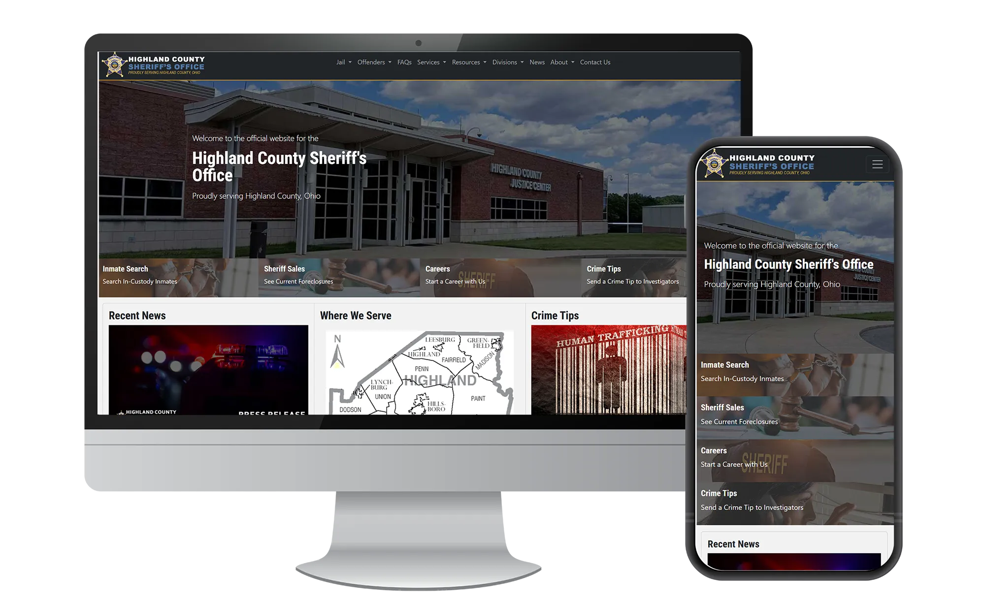 Highland Sheriff Ohio Sheriff's Office website