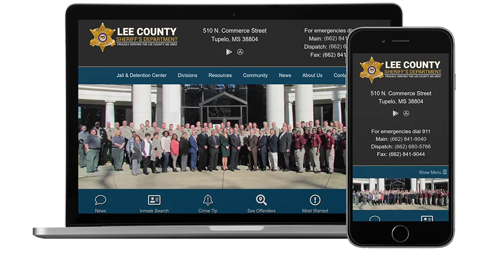 Lee County Sheriff - MS Sheriff's Office website