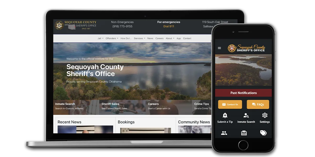 Sequoyah County Sheriff - OK Sheriff's Office website